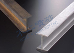 型材噴砂對比